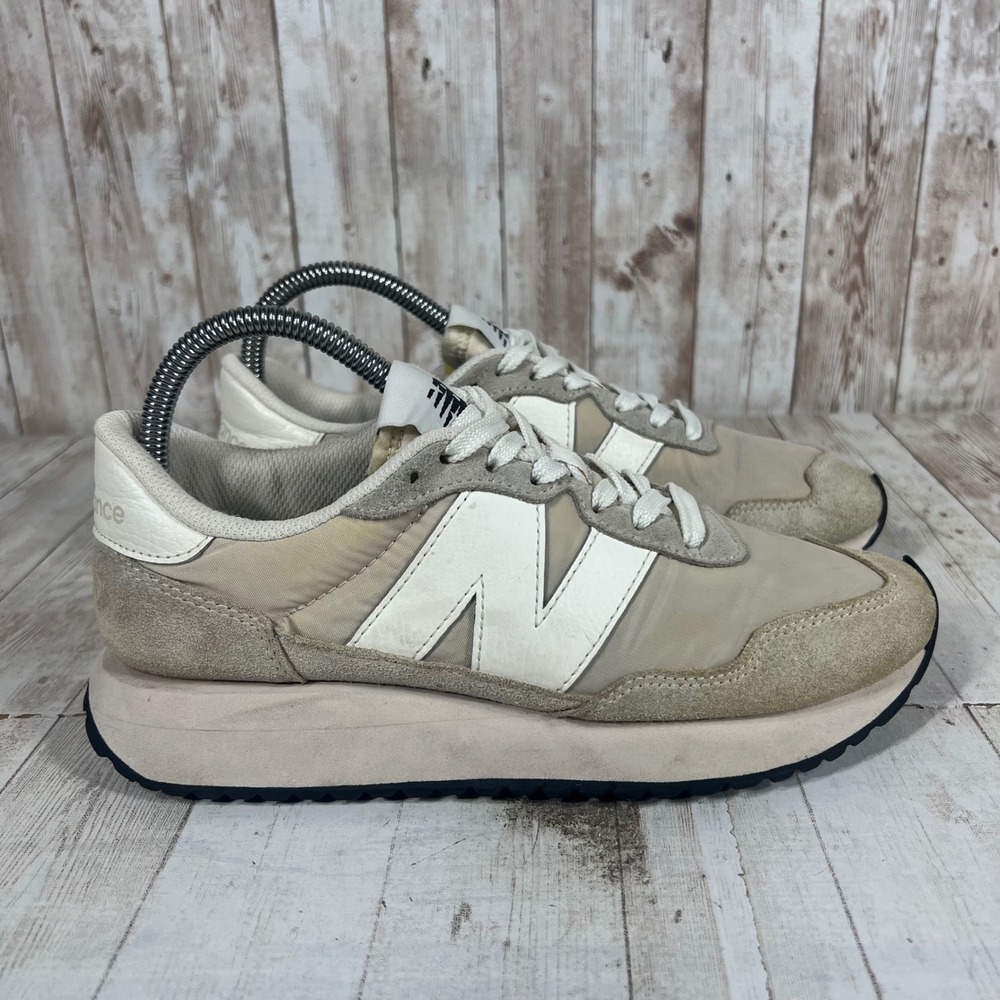 New Balance 237 Angora Sea Salt Suede Sneakers WS237DH1 Womens 7.5